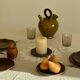 Ceramic candlestick