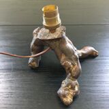 Lamp in vine roots and rattan