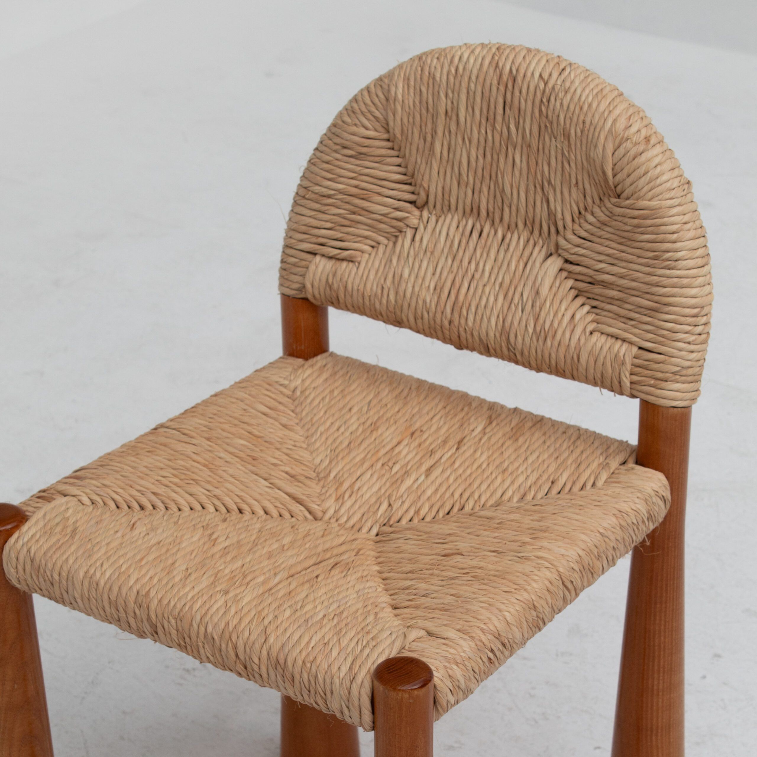 Ensemble de 6 chaises à manger Alessandro Becchi « Toscanolla » pour Giovannetti