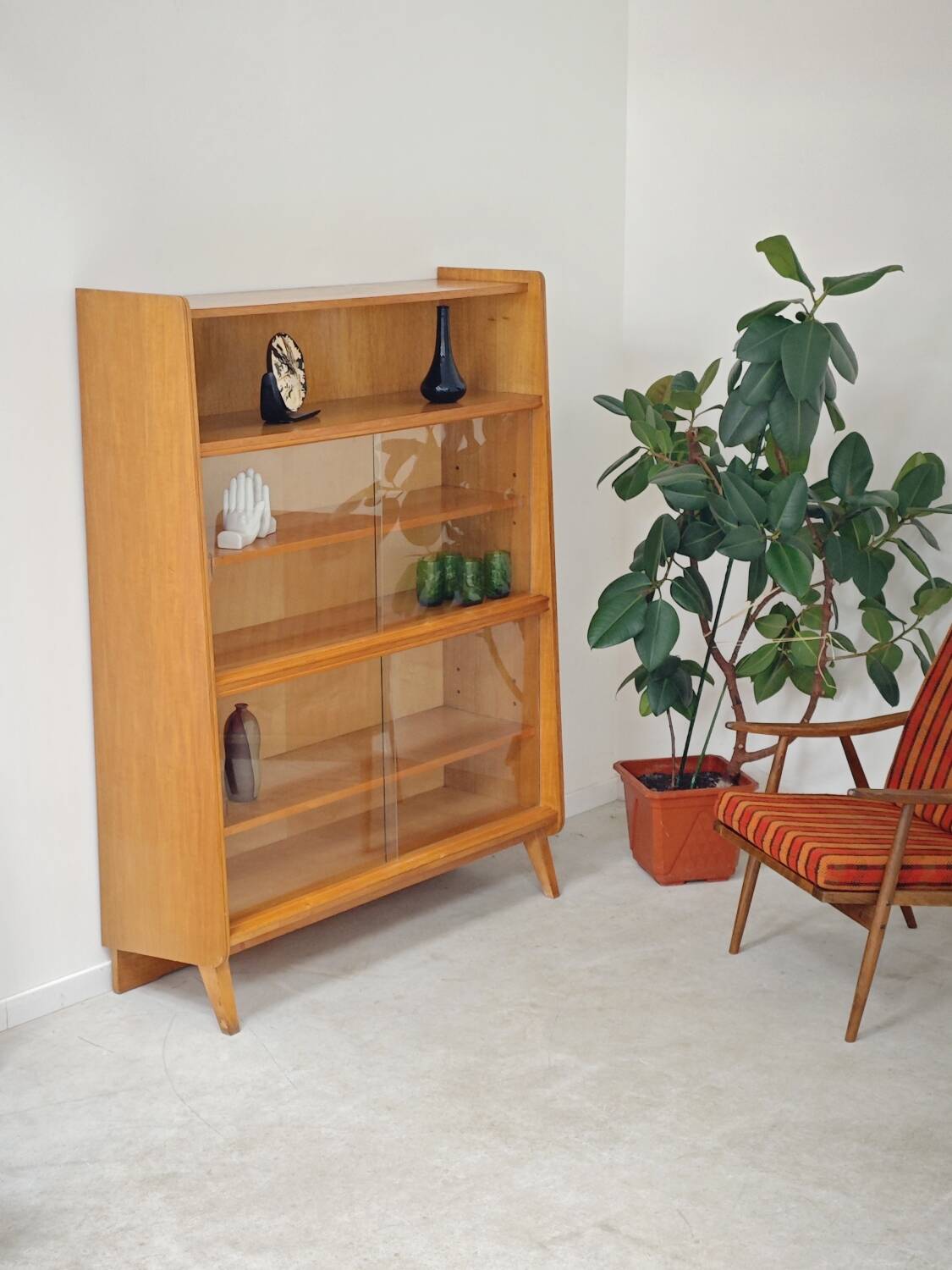Bookcase / Showcase by Frantisek Jirak for Tatra Pravenec 1960
