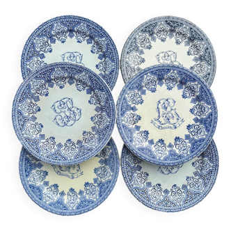 Gien - rare series part of French castle service
