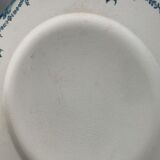 Service 20 plates and 3 dishes blue earthenware Vaucluse U-C Sarreguemines Digoin