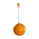 Suspension ball yellow glass 1970