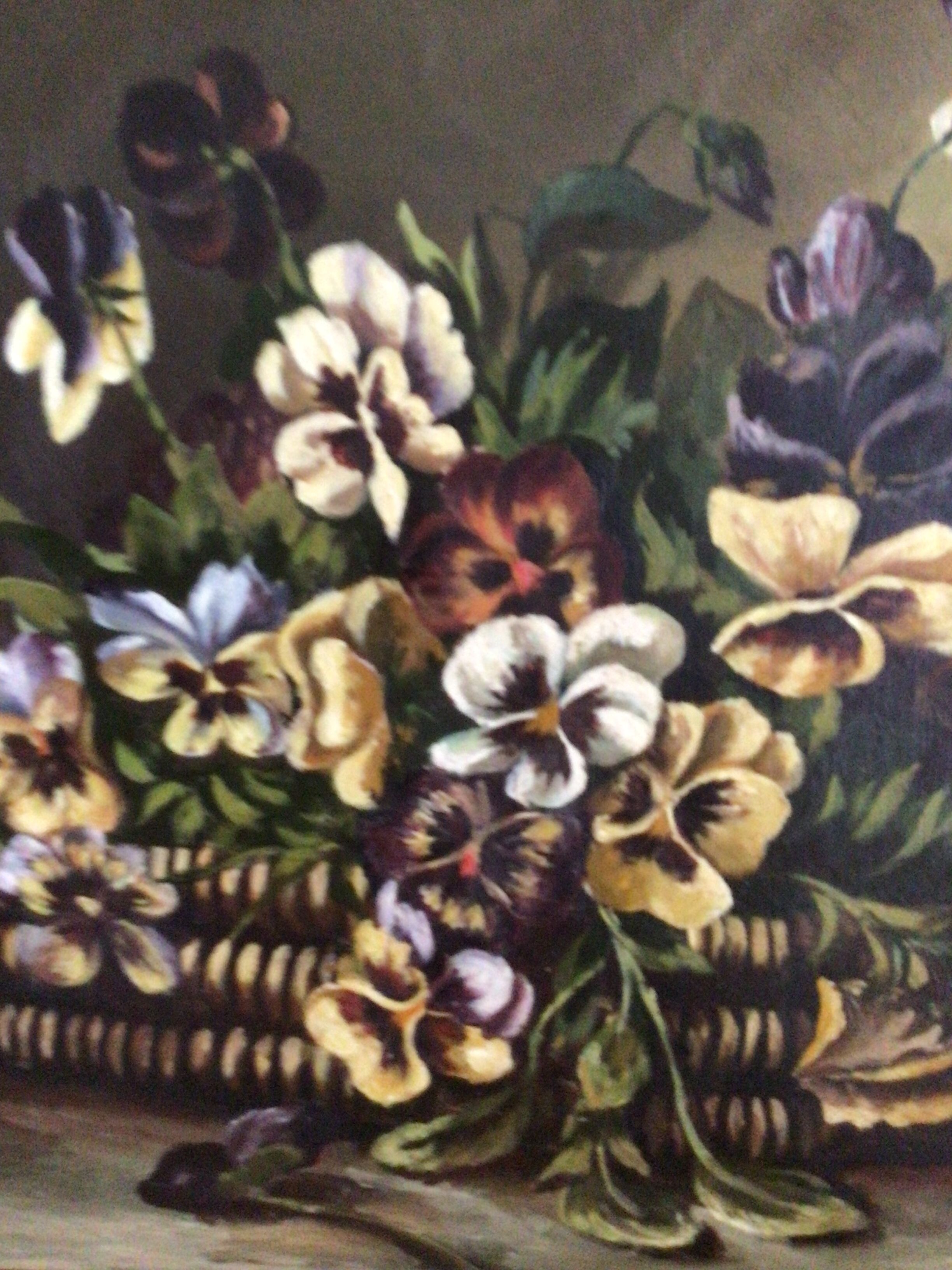 Oil on canvas basket of thought 1901