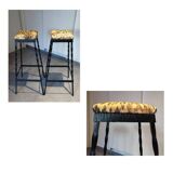 4 brutalist stools from 1950