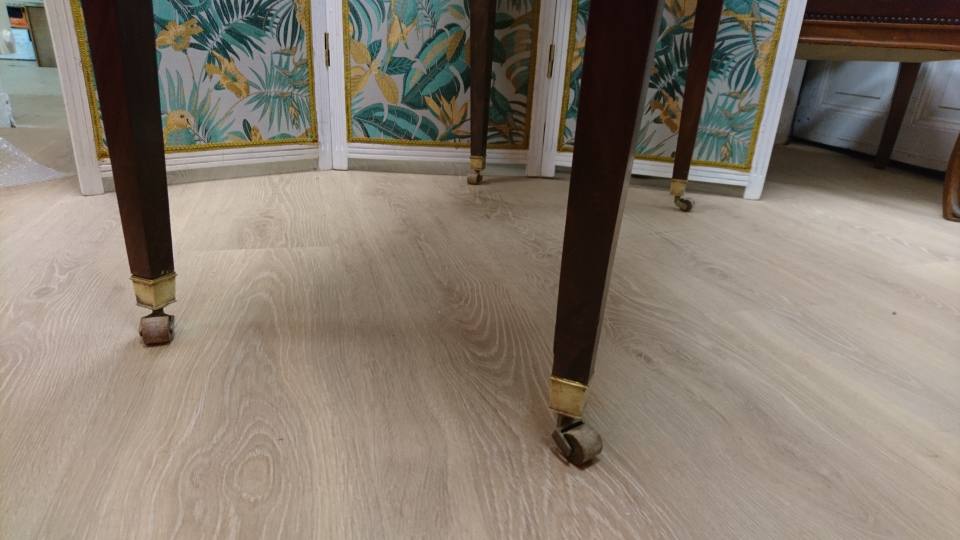 Man hairdresser Louis XVI in mahogany veneer 19th