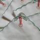 6 antique embroidered napkins
