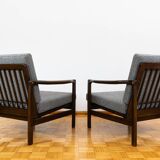 Pair of mid century armchairs "b7522 " by zenon bączyk, poland, 1960's