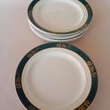 Assiettes plates Céranord, modèle Kléber