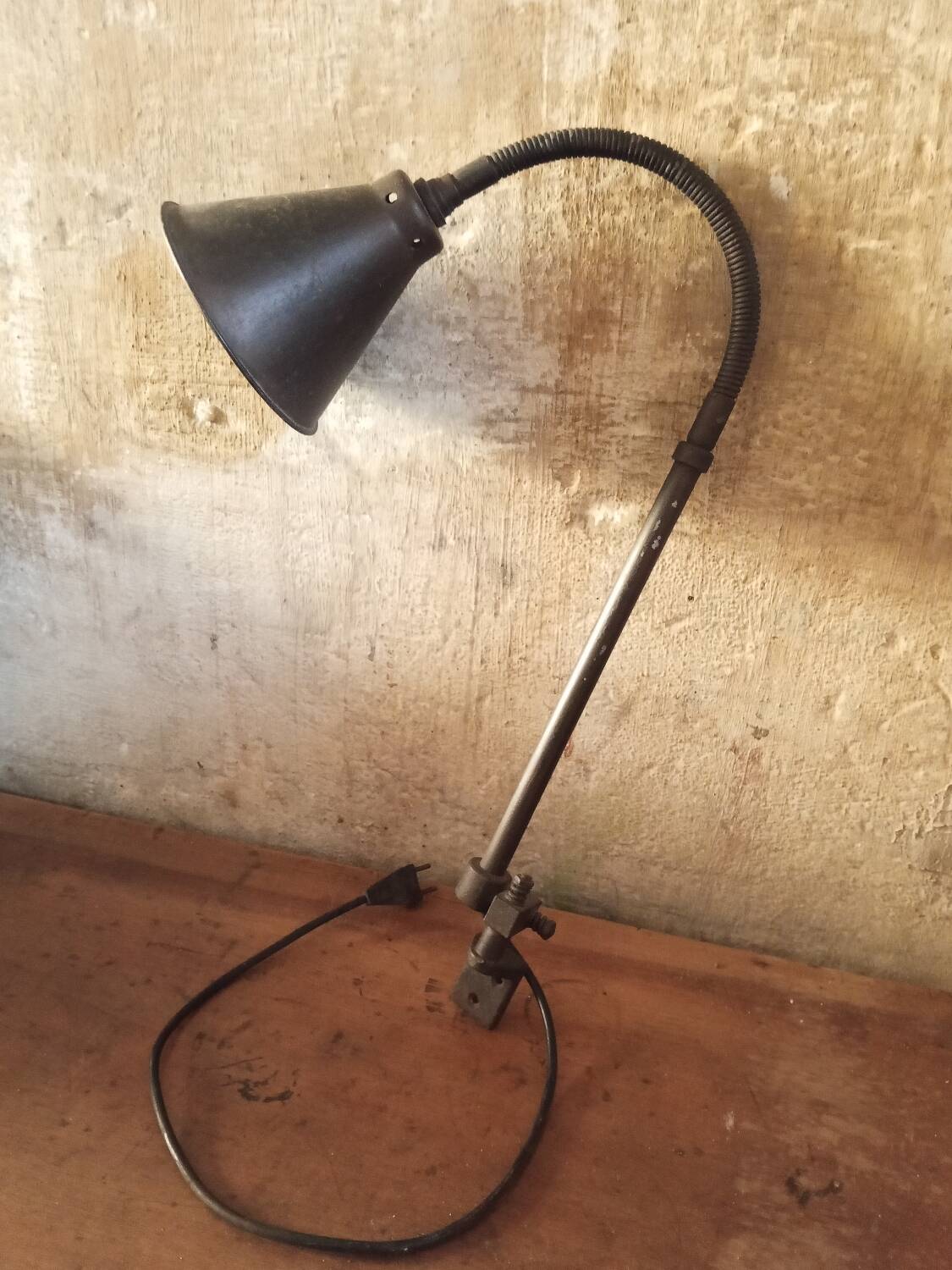 Lampe d'atelier, attribuée à Alphonse Pinoit, années 30 à 50