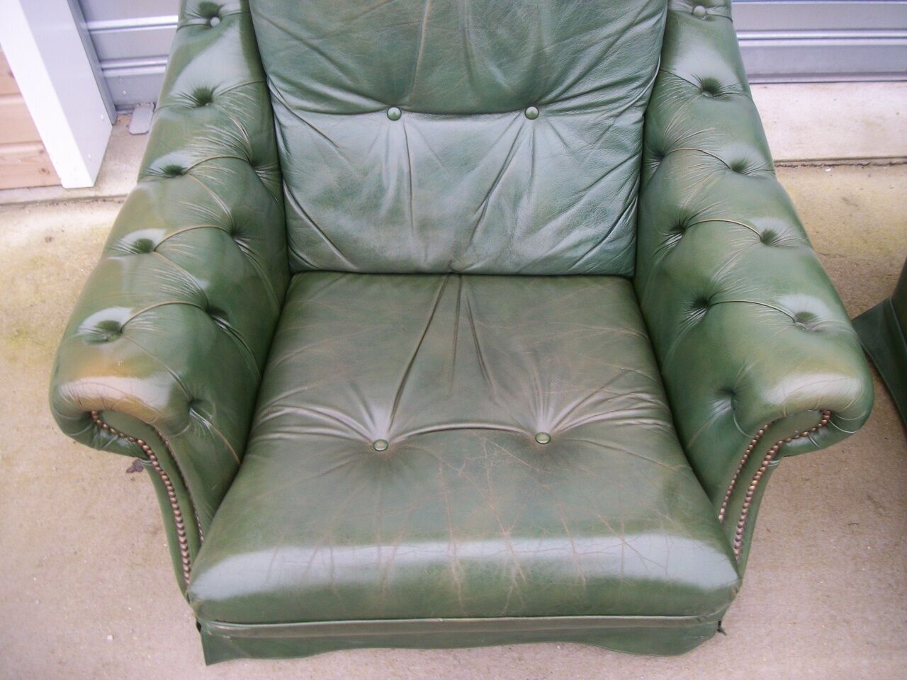 Pair of Schesterfield armchairs