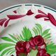 Assiette en faïence fine opaque de Sarreguemines XIXe