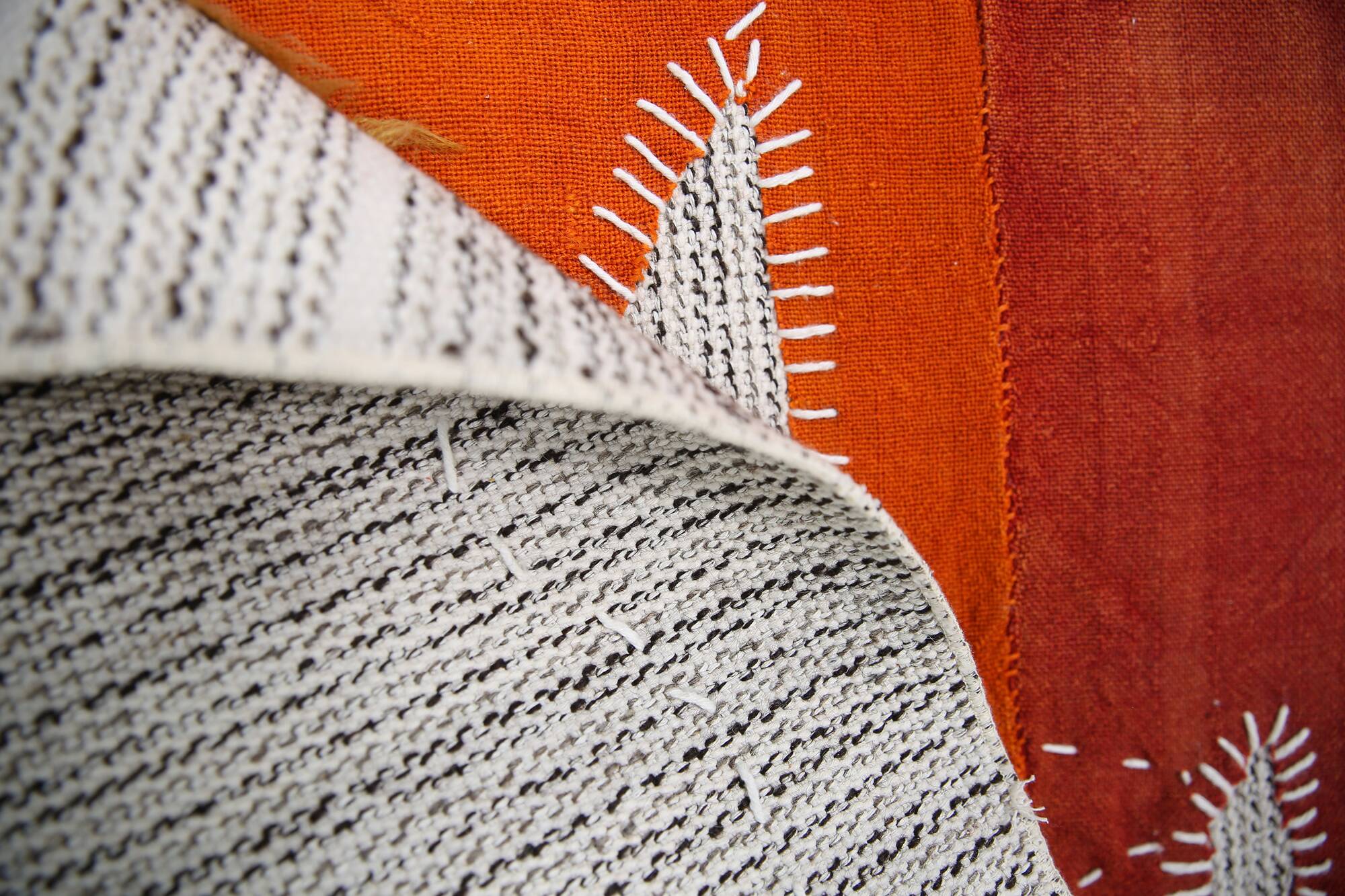 Olive Green Handmade Vintage Wall Hanging, Woven Tapestry 103x105 Cm