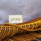 Vintage toad armchair- Golden yellow velvet.