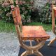 Set of 4 vintage brutalist chairs by Bram Sprij, Netherlands 1960s. in beech.