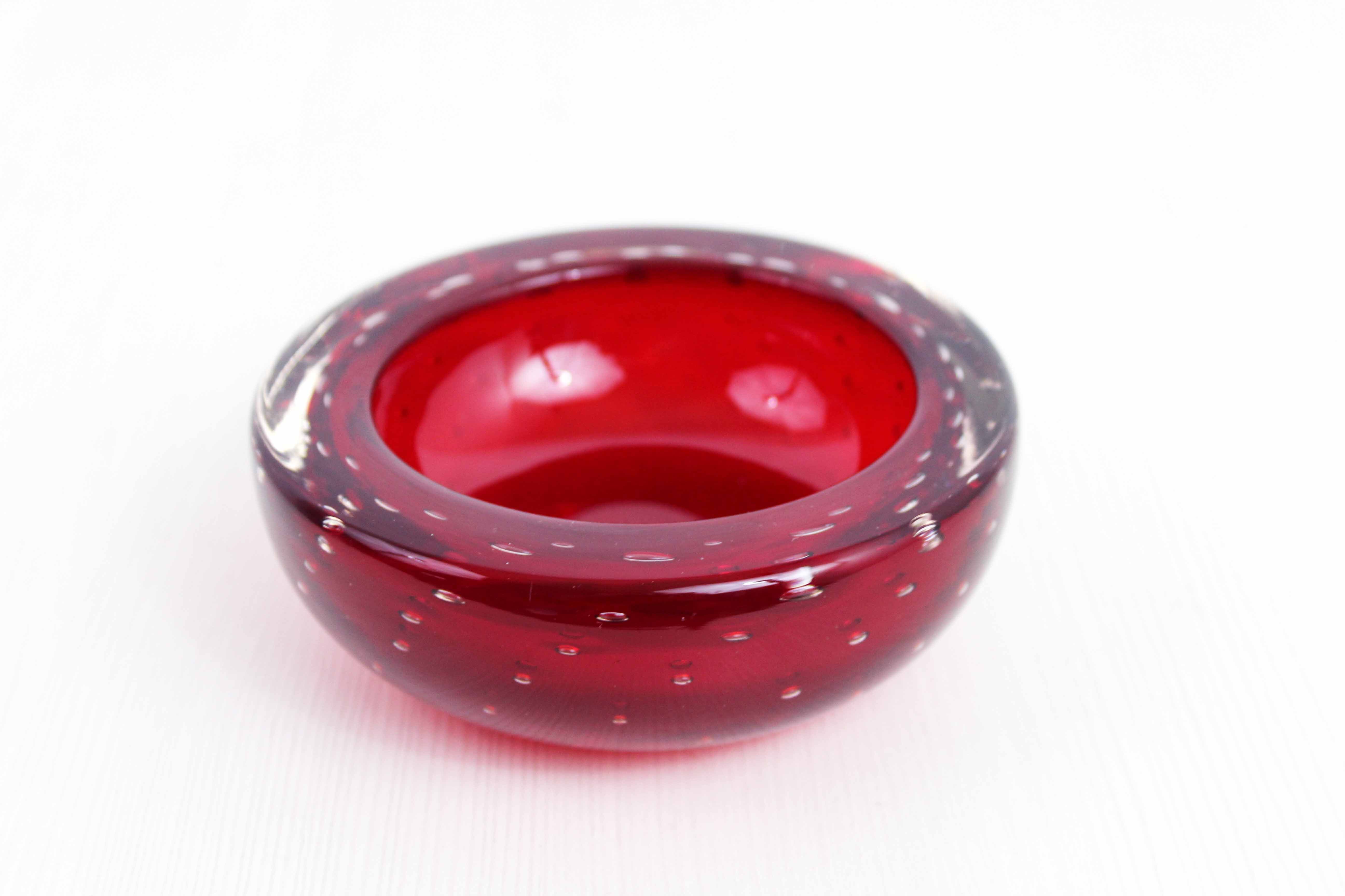 Murano glass ashtray