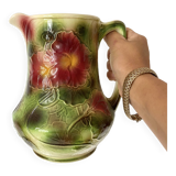 St Clément slip pitcher, nasturtiums