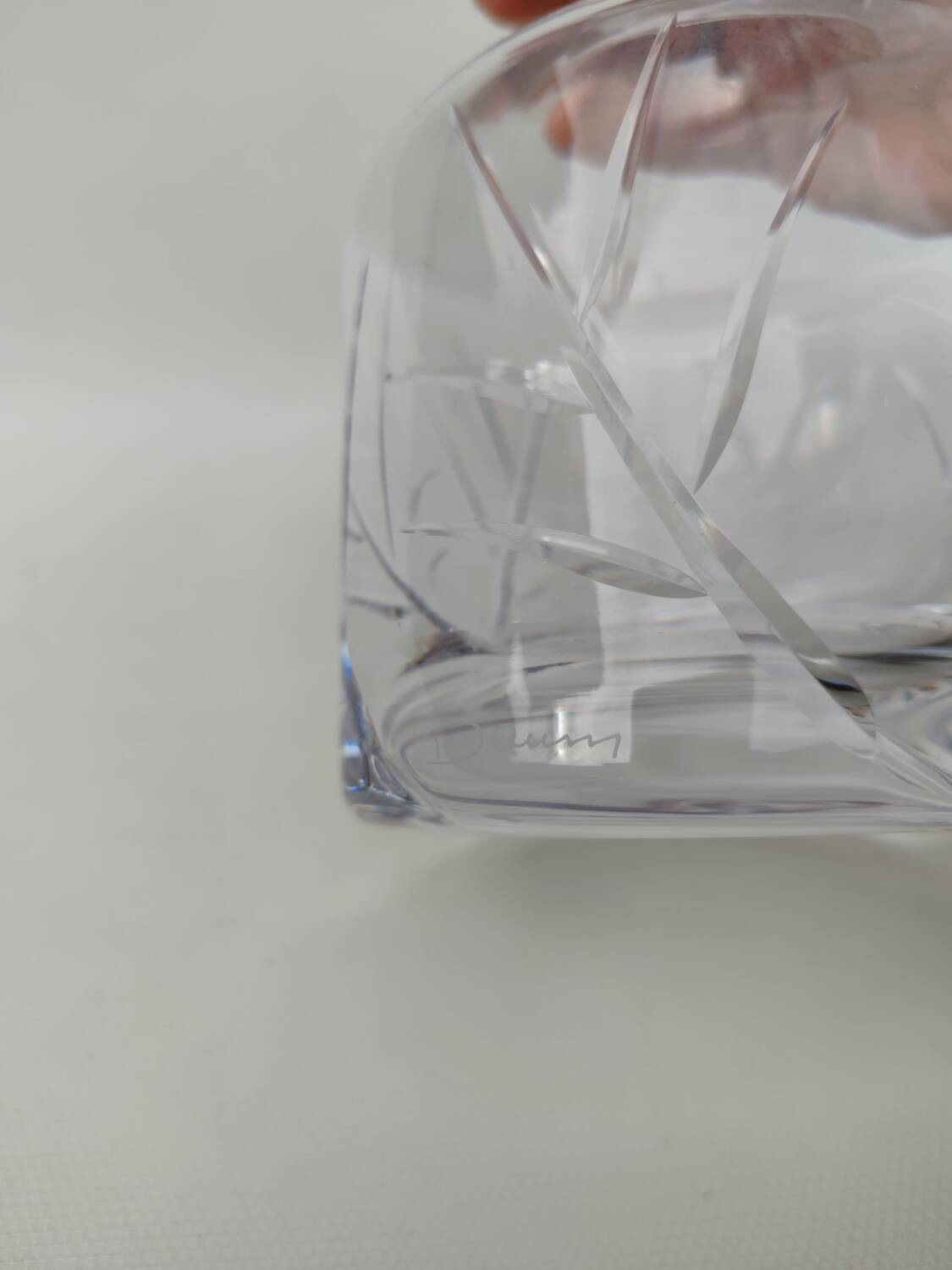 Daum crystal whisky decanter. Bleneau model.