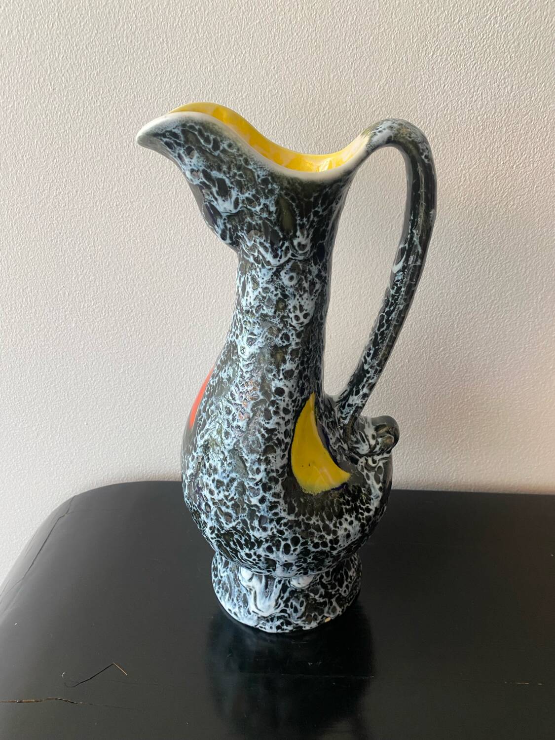 Large Vintage Pitcher 50-60 Vallauris by Auguste Lucchesi known as Luc