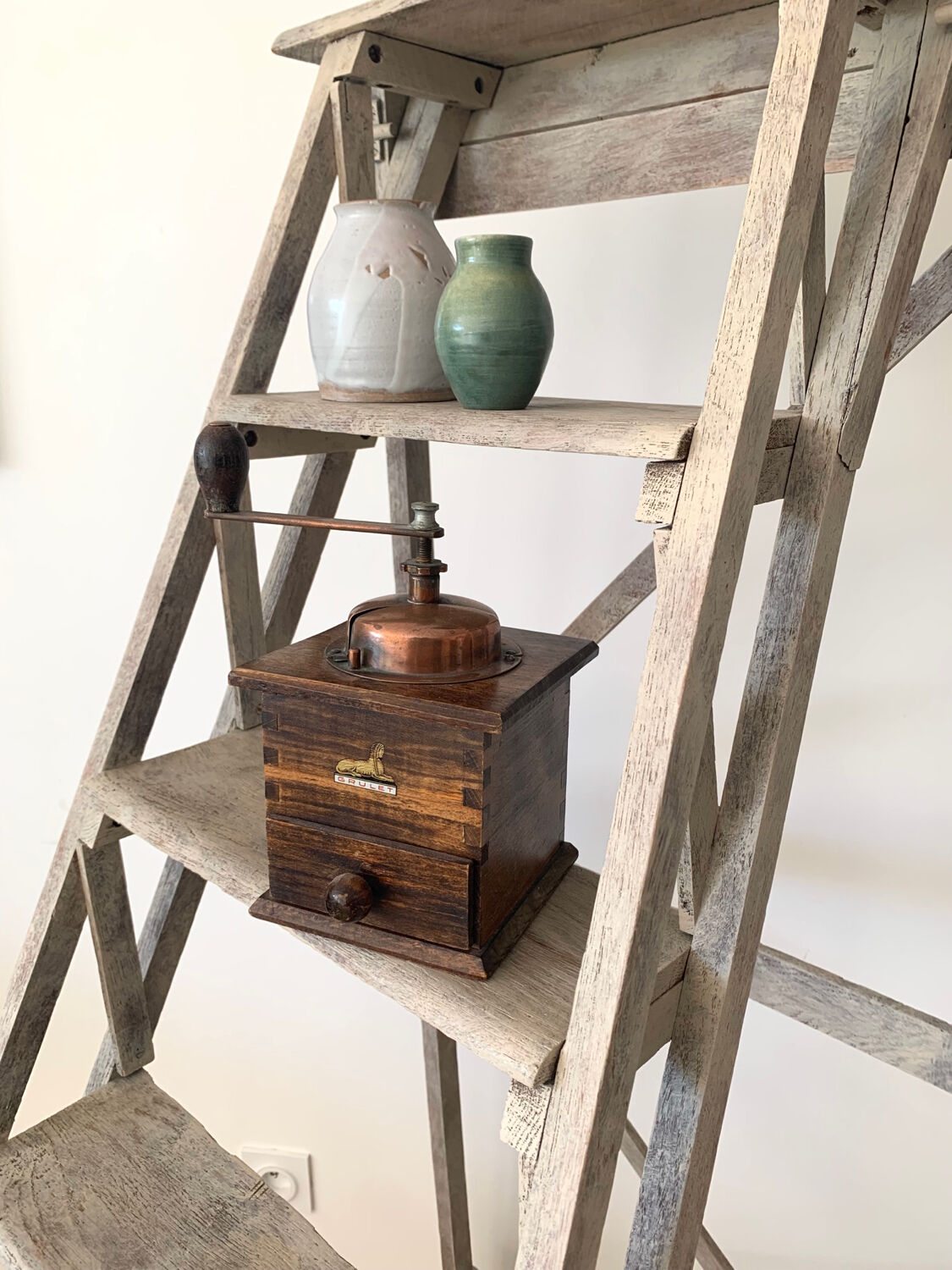 Old wooden ladder
