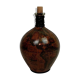 Bouteille en verre déco carte