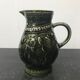 Former pitcher sarreguemines green ceramics 70s vintage