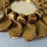 Vintage gilded wooden mirror