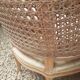 Louis XV style living room sofa and 2 armchairs - canework and carved wood