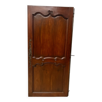 18th century solid cherry wood cupboard door