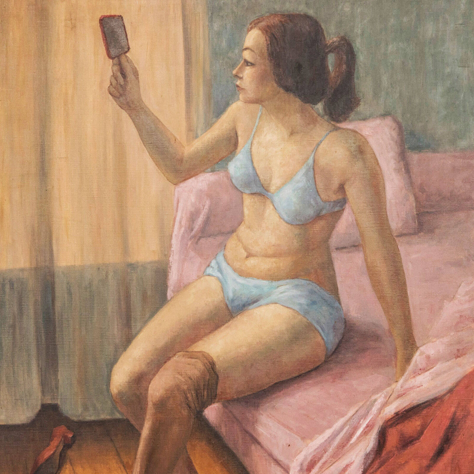 Oil on canvas by Jean Villebrun