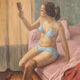 Oil on canvas by Jean Villebrun