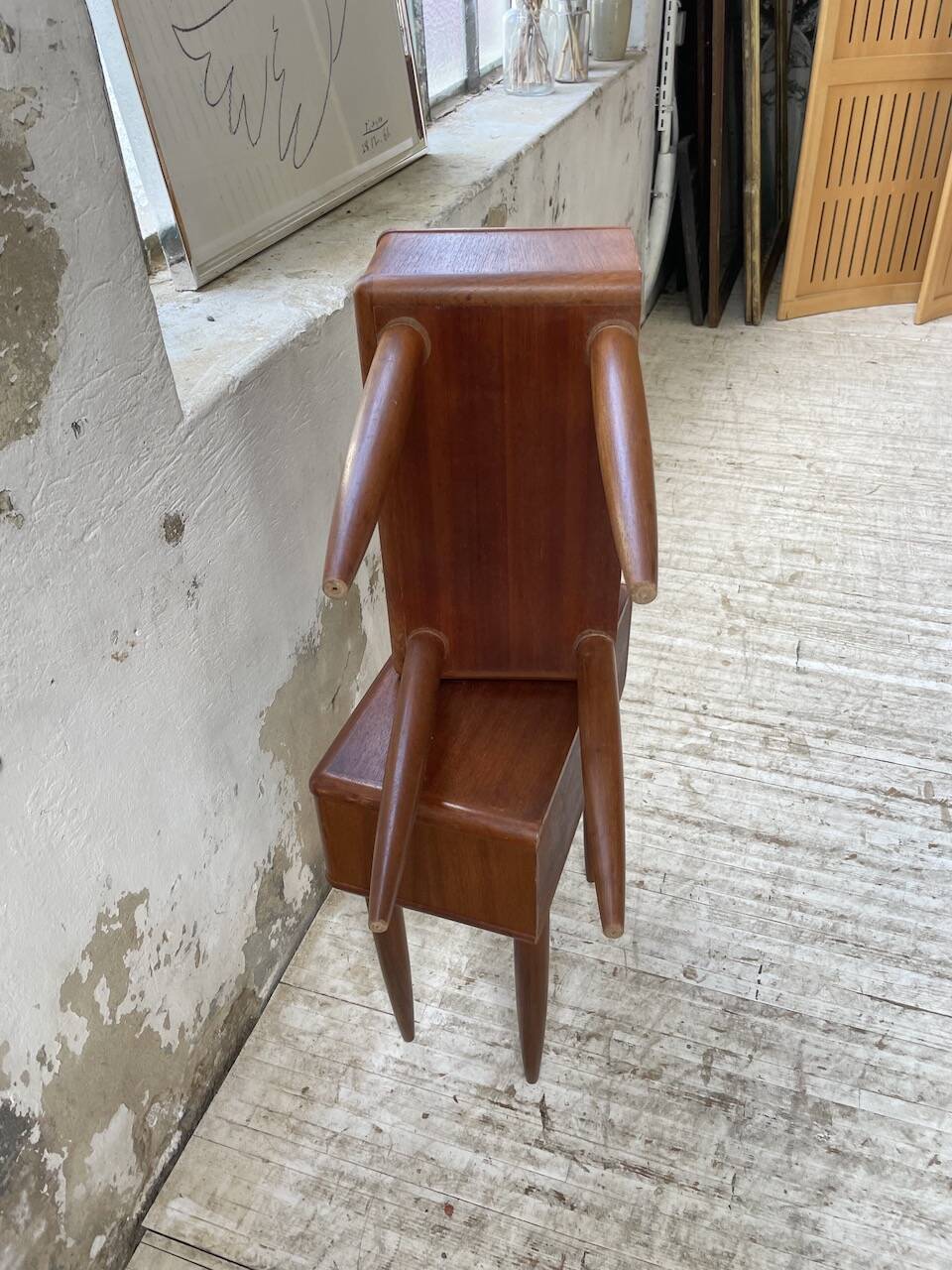 Paire de chevet scandinave en teck