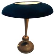 Mid-Century Brass Table Lamp by Oscar Torlasco, 1950s