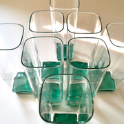 Set of 1970s glasses