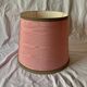 Large Vintage Pink Silk Lampshade - 40 x 34 cm