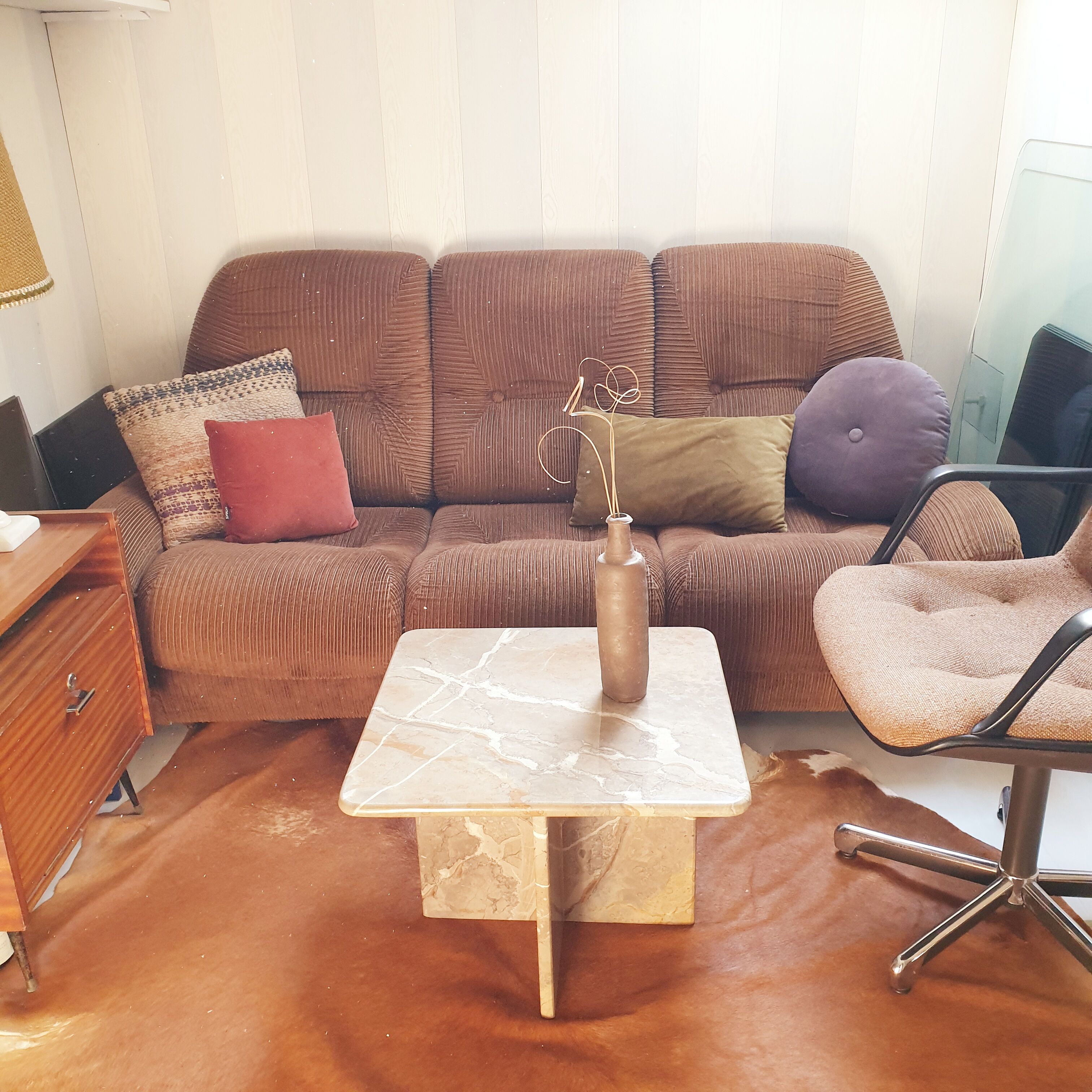 Vintage sofa Space Age 70s