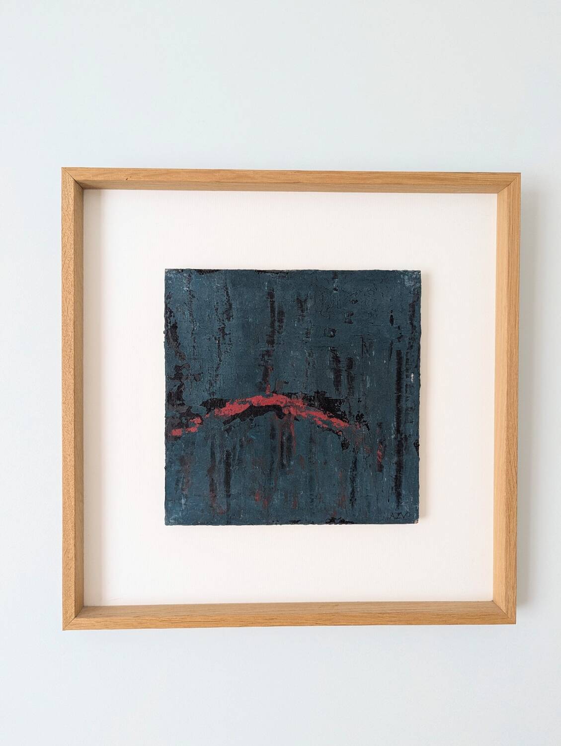 Abstract landscape painting by Anneke Zelmar Valcke