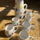 Ceramic juice set by Hans Wagner (HWL) 1960/70