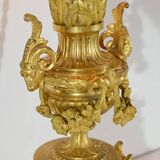 Lampe en Bronze Doré, époque Napoléon III – Milieu XIXe