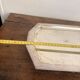 Art Deco metal plate, silvered, hammered on a flat vintage serving stand.