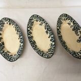 Old raviers, small dishes oval armer