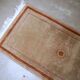 Handmade Chinese vintage carpet 64cm x 128cm 1970s