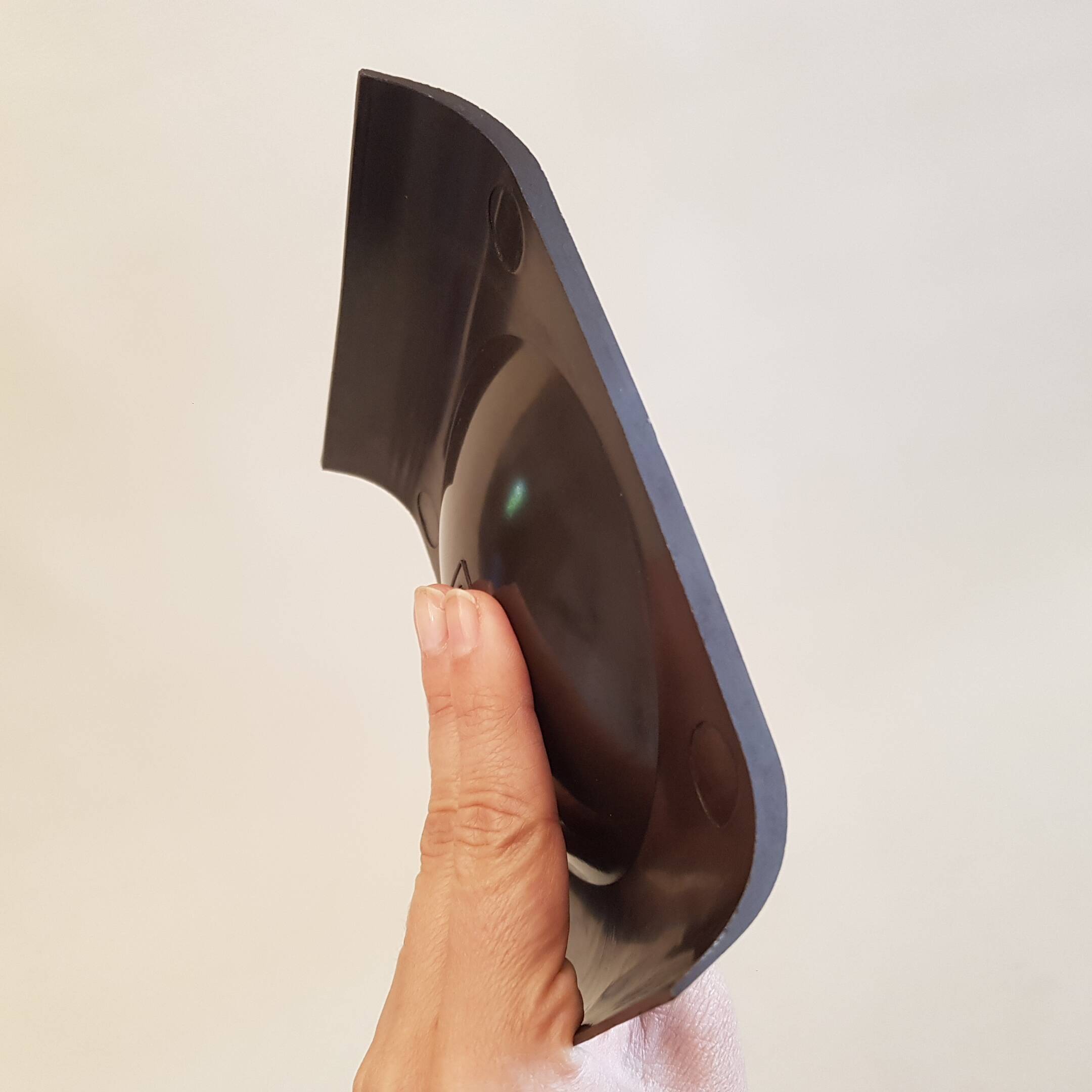 Empty vintage brown plastic pocket CPIA Design Cabinet Goudeman