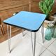 Tabouret formica pieds eiffel vintage