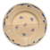 Vintage K&G Luneville "Flore" porcelain dish, 1950s, small blue flowers