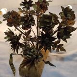 Pair of brass appliques. France, 1960s.