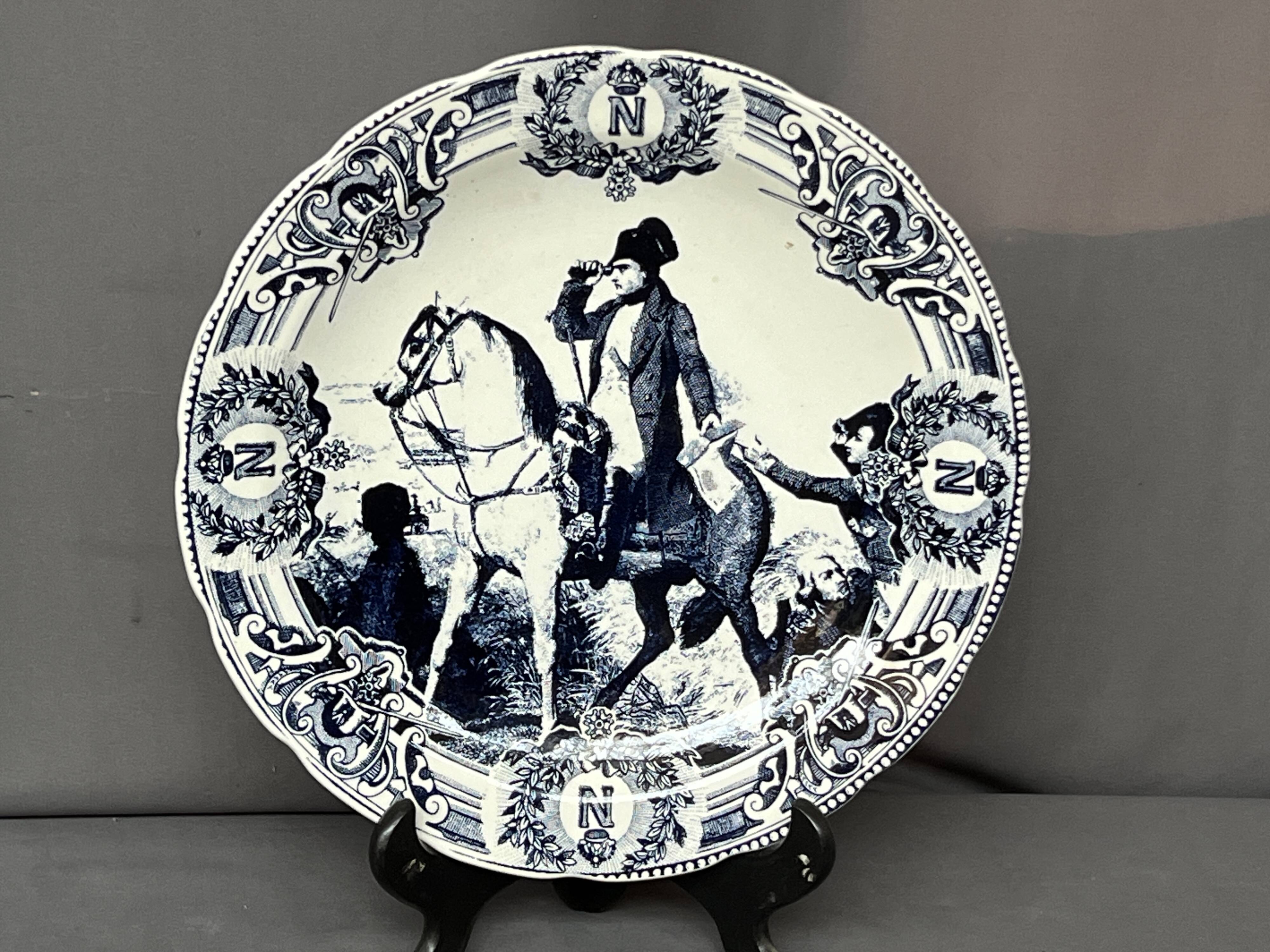Large collector's plate "Napoleon".