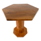 Art Deco guéridon from the 1930s in walnut and oak.
