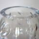 Vase boule modèle Cluny en cristal par Christofle