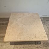Square Travertine Coffee Table by Mario Bellini for Cassina